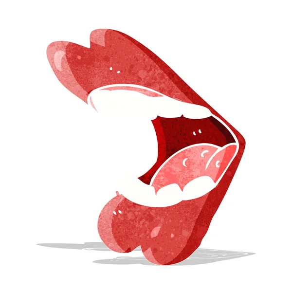 Cartoon mouth — Stock Vector