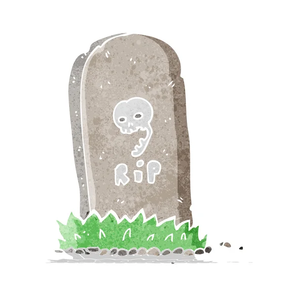 漫画不気味な墓 — ストックベクタ