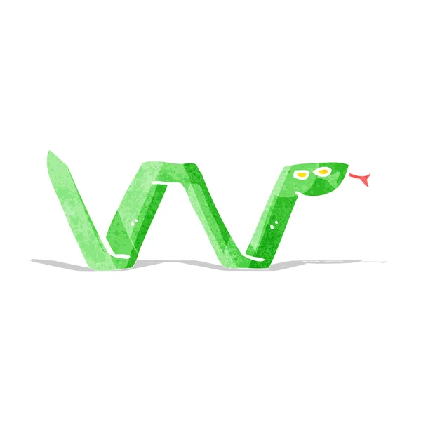 Símbolo de serpiente de dibujos animados — Vector de stock