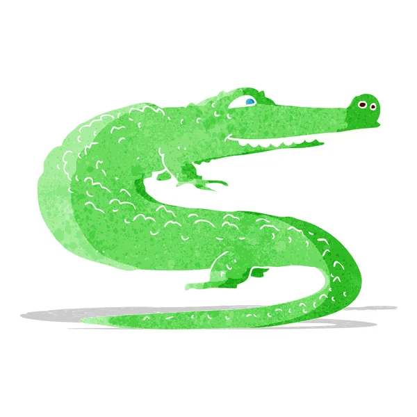 Crocodilo dos desenhos animados — Vetor de Stock