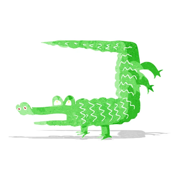 Crocodile de bande dessinée — Image vectorielle