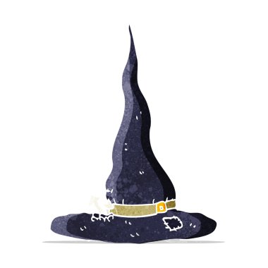 Çizgi film hayaleti cadı şapkası.