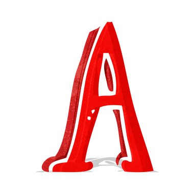 çizgi film mektup bir