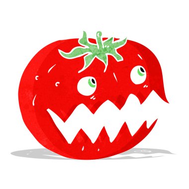 karikatür domates