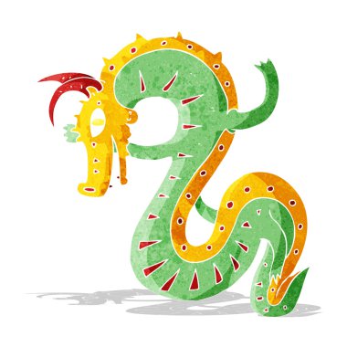 Sakson dragon karikatür