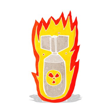 çizgi film yanan bomba