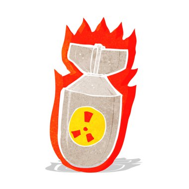 çizgi film yanan bomba