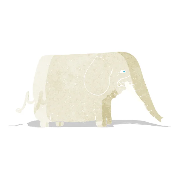 Cartone animato grande elefante — Vettoriale Stock