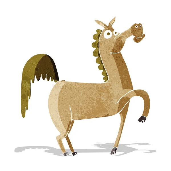 Funny cartoon horse — Wektor stockowy