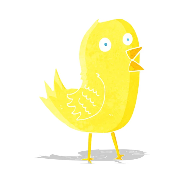 Cartoon tweeting vogels — Stockvector