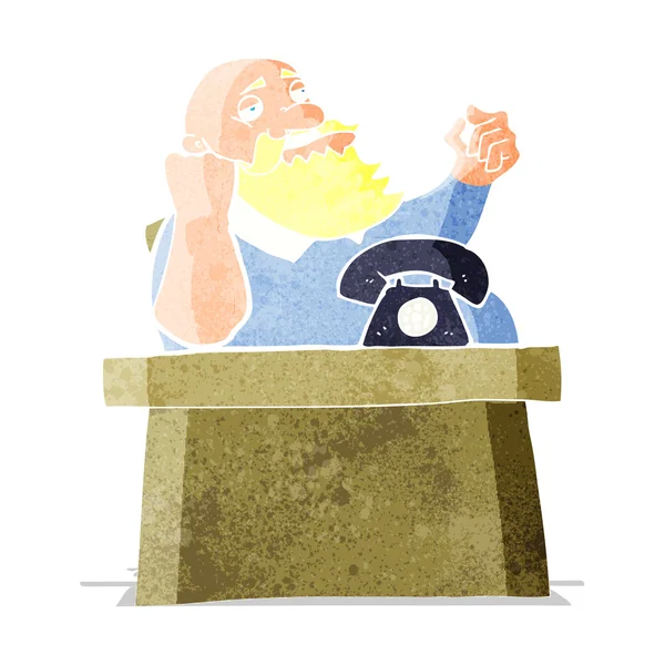 Femme Au Foyer De Dessin Anime A Vaisselle Image Vectorielle