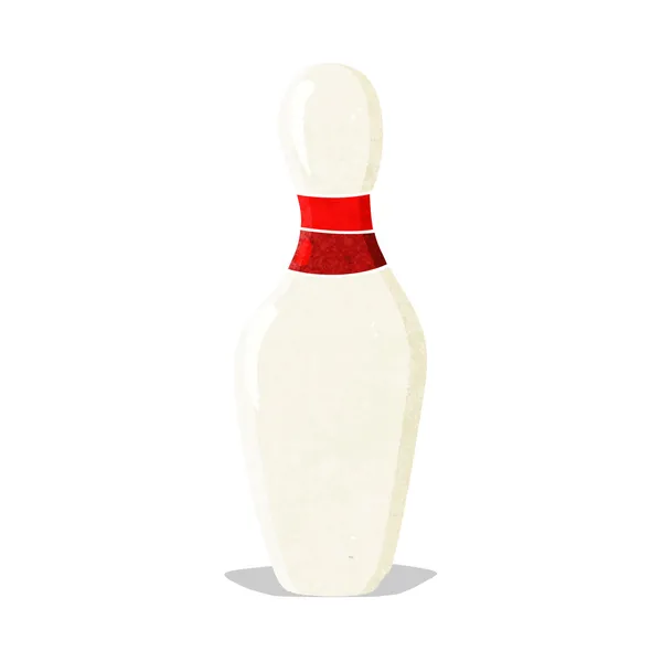 Çizgi film on pin bowling KUKA — Stok Vektör