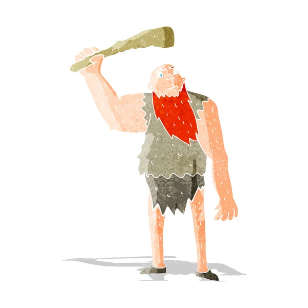 Cartoon neanderthal — Stockvector