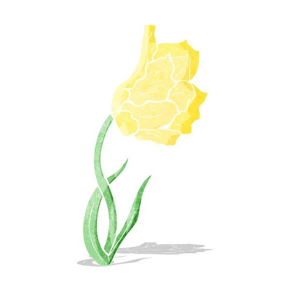 Flor de dibujos animados — Vector de stock