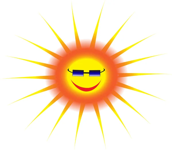 黒眼鏡をかけて太陽 — ストック写真