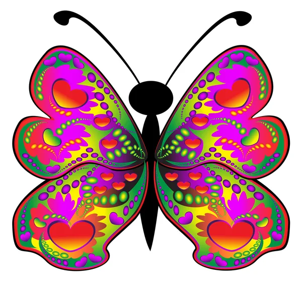 Colored butterfly — Stock Photo, Image