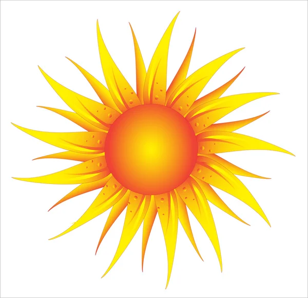 明るい太陽の下 — ストックベクタ