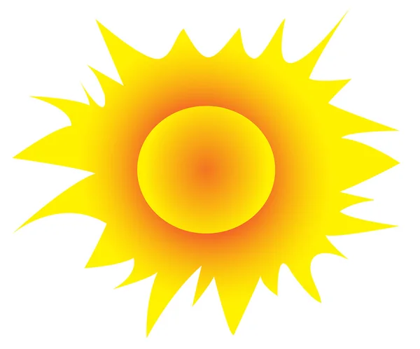 여름 태양 — 스톡 벡터