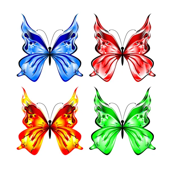 Mariposas — Archivo Imágenes Vectoriales