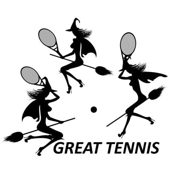 Tennis grande — Vettoriale Stock