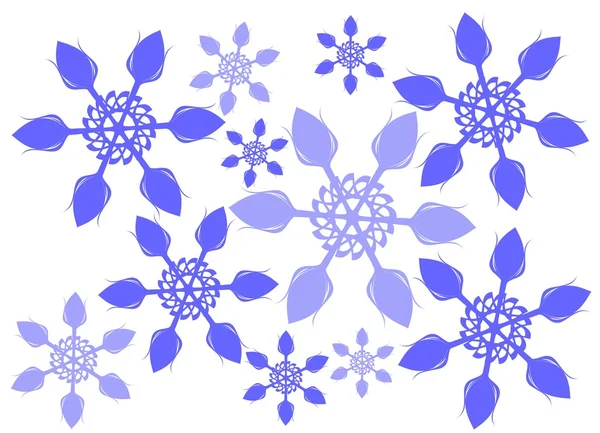 Abstract snowflakes — Stock Photo, Image