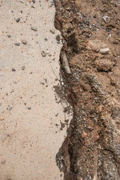 Vrstva rozbité asfaltce — Stock fotografie