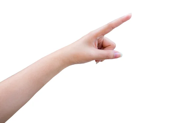 izole el dokunmadan veya kırpma yoluyla şeye işaret