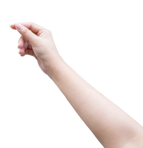 Beyaz kırpma yolu ile izole el