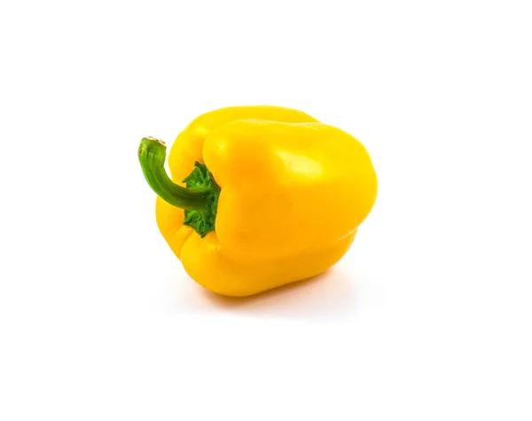 Yellow sweet peppers isolated on white background — Stock Photo, Image