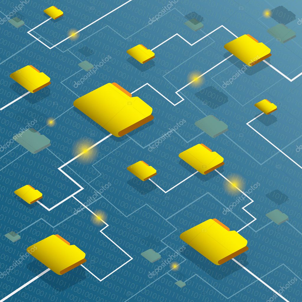 Data Flow System Binary 41113315 - WDRFree Vector illustration of Data Flow System Binary 41113315
