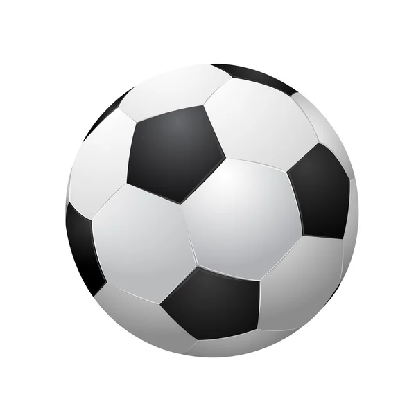 Soccer ball isolated on white background  vector illustration EPS10 — Stock Vector