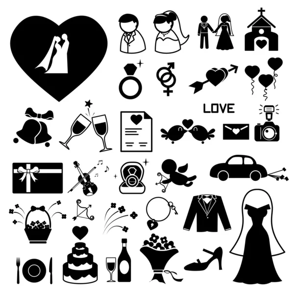 simgeler düğün resimde eps10 ayarla