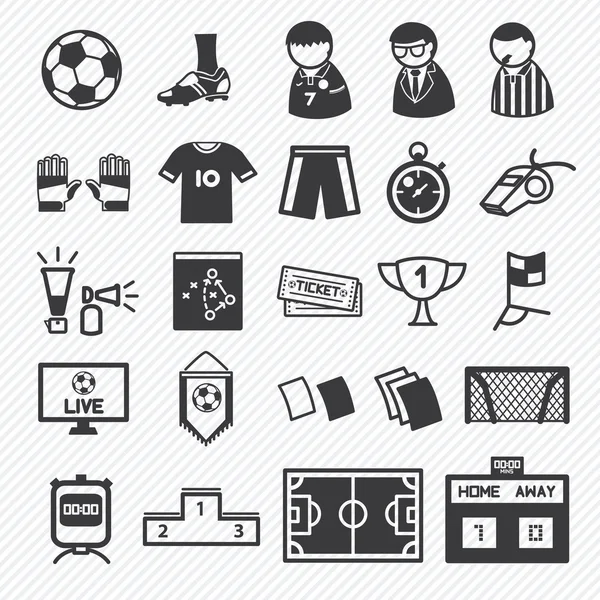 resimde eps10 futbol Icons set