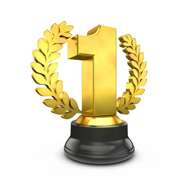 Golden trophy — Stock Photo, Image