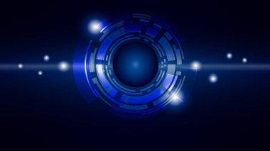 Arka plan için dijital teknoloji yüksek teknoloji konsepti.