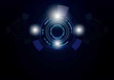 Arkaplan için gelecekçi dijital devre teknolojisi kavramı.