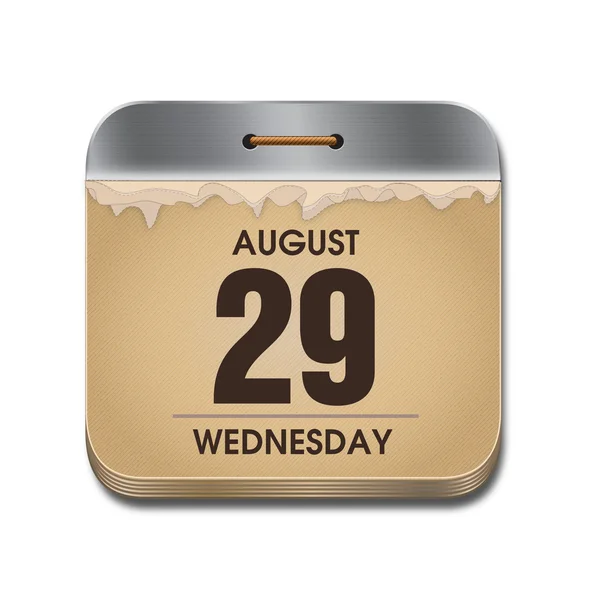 Retro takvim simgesini