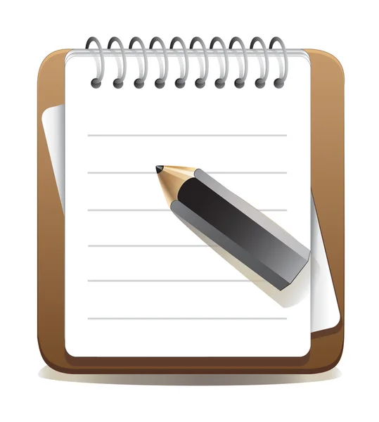 Vektör defteri ve kalem