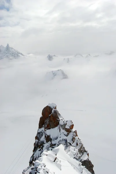 Alpes no inverno — Fotografia de Stock