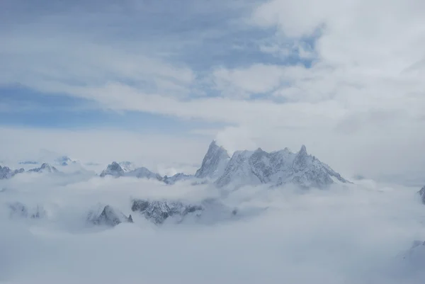 Alpes no inverno — Fotografia de Stock