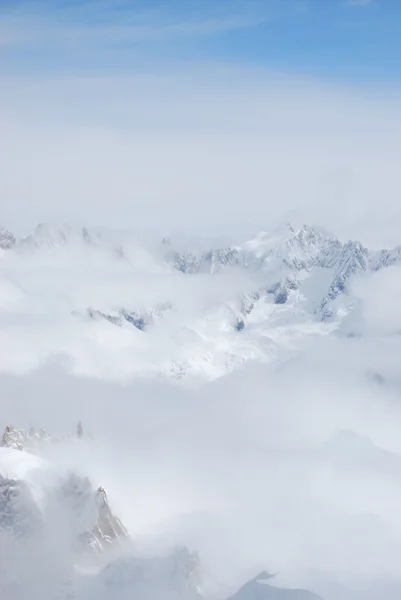 Alpes em casaco de inverno — Fotografia de Stock