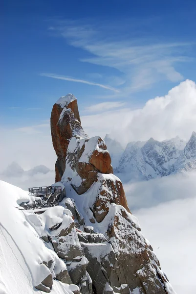 Alpes em casaco de inverno — Fotografia de Stock