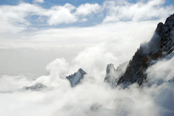 Alpes em casaco de inverno — Fotografia de Stock