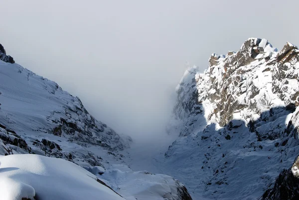Alpes em casaco de inverno — Fotografia de Stock