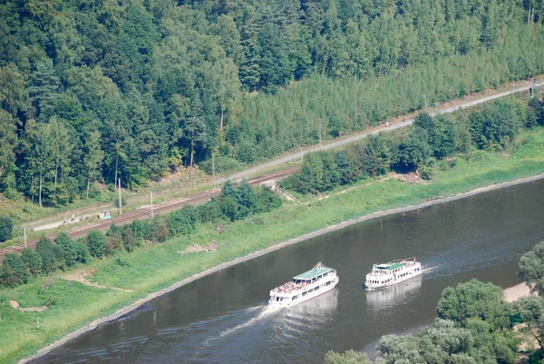 Cruise on the Elbe — Stock Photo, Image