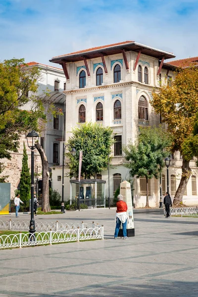 Starověká Budova Istanbulská Ulice Starověká Památka Turistická Oblast Istanbul Krocan — Stock fotografie