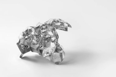 Su toplaması için hap kullandım. Haplardan dolayı buruşmuş su toplamış. Seçici yumuşak odak.