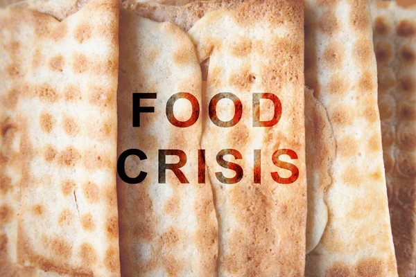 Lebensmittelknappheit Nahrungsmittelkrise Und Missernten Militärischer Konflikt Zwischen Russland Und Der — Stockfoto