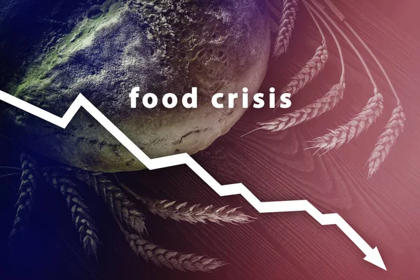 Food crisis. Failed grain harvest. Bread shortage. Russia\'s aggressive war in Ukraine. The stolen harvest. The global threat of hunger around the world. Economic crisis.