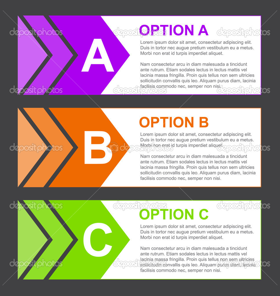 ABC Option Blocks with Short Description